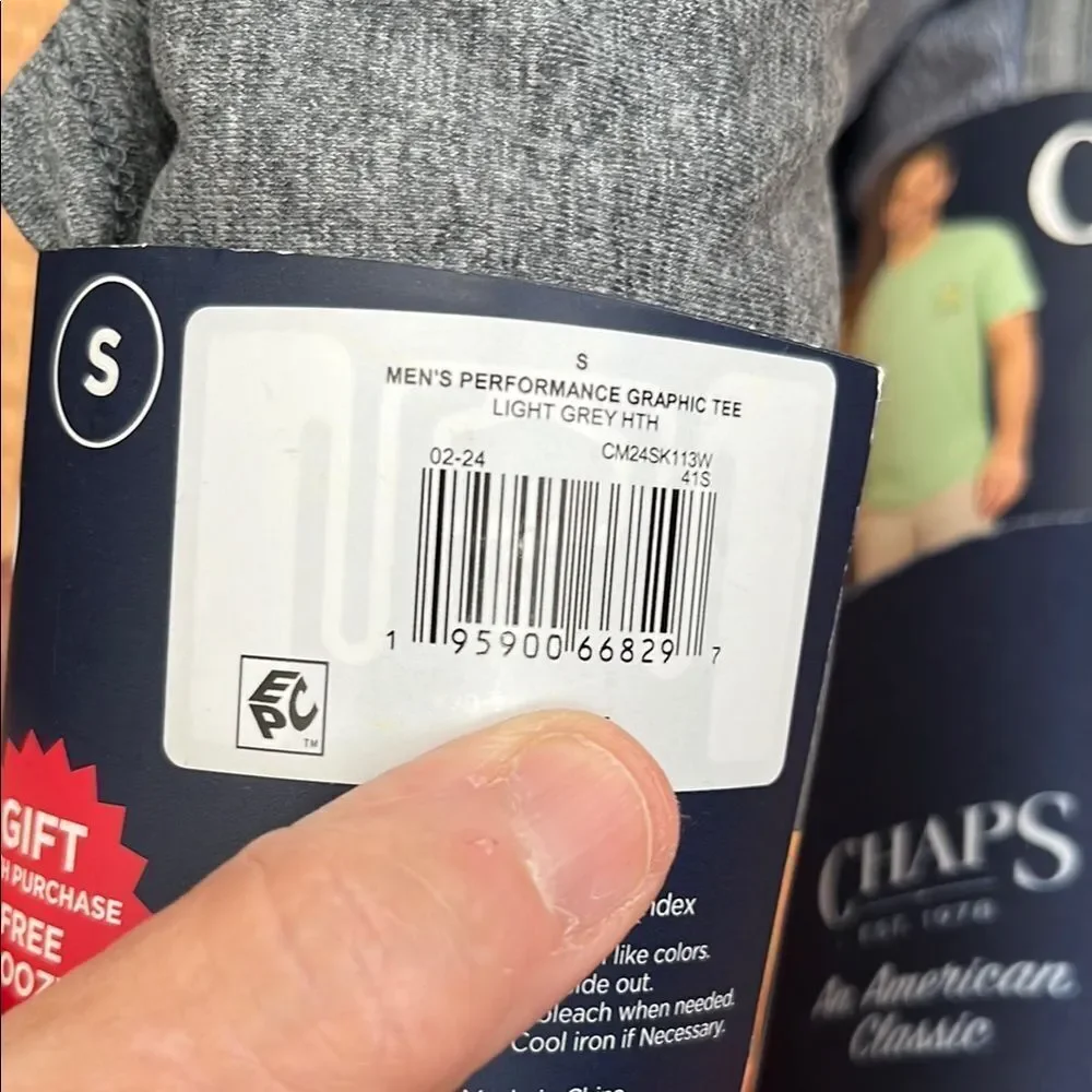NWT 2 Chaps Men's Performance Graphic Tees with free Coozy!